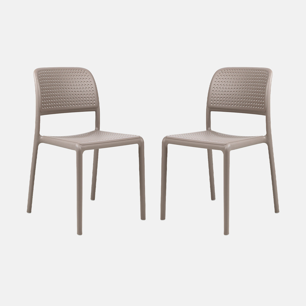 Nardi Bora Armless Chair - Set Of 2