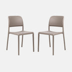 Nardi Bora Armless Chair - Set Of 2