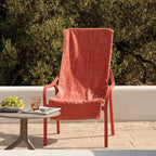 Corallo if you're Italian or coral red colour telo mare net lounge towel for the net lounge garden chair. 149329.67.550