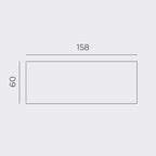 Telo Mare Net Lounge beach towel, 158cm long and 60cm wide.