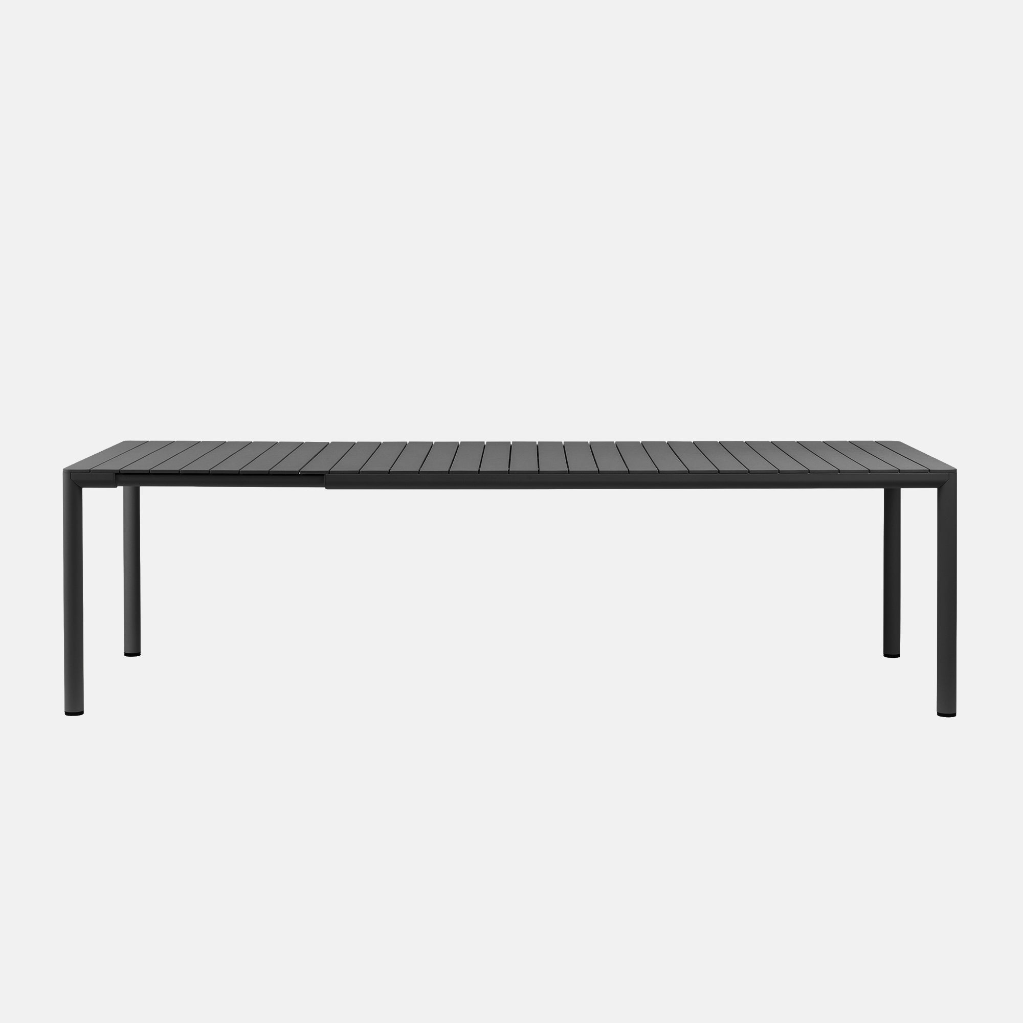 Black Tevere table on a white background