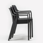 The Tiberina is stackable which makes it a great outdoor chair to store in the cold Winter months