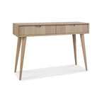 Scandi Oak Console Table With Drawers