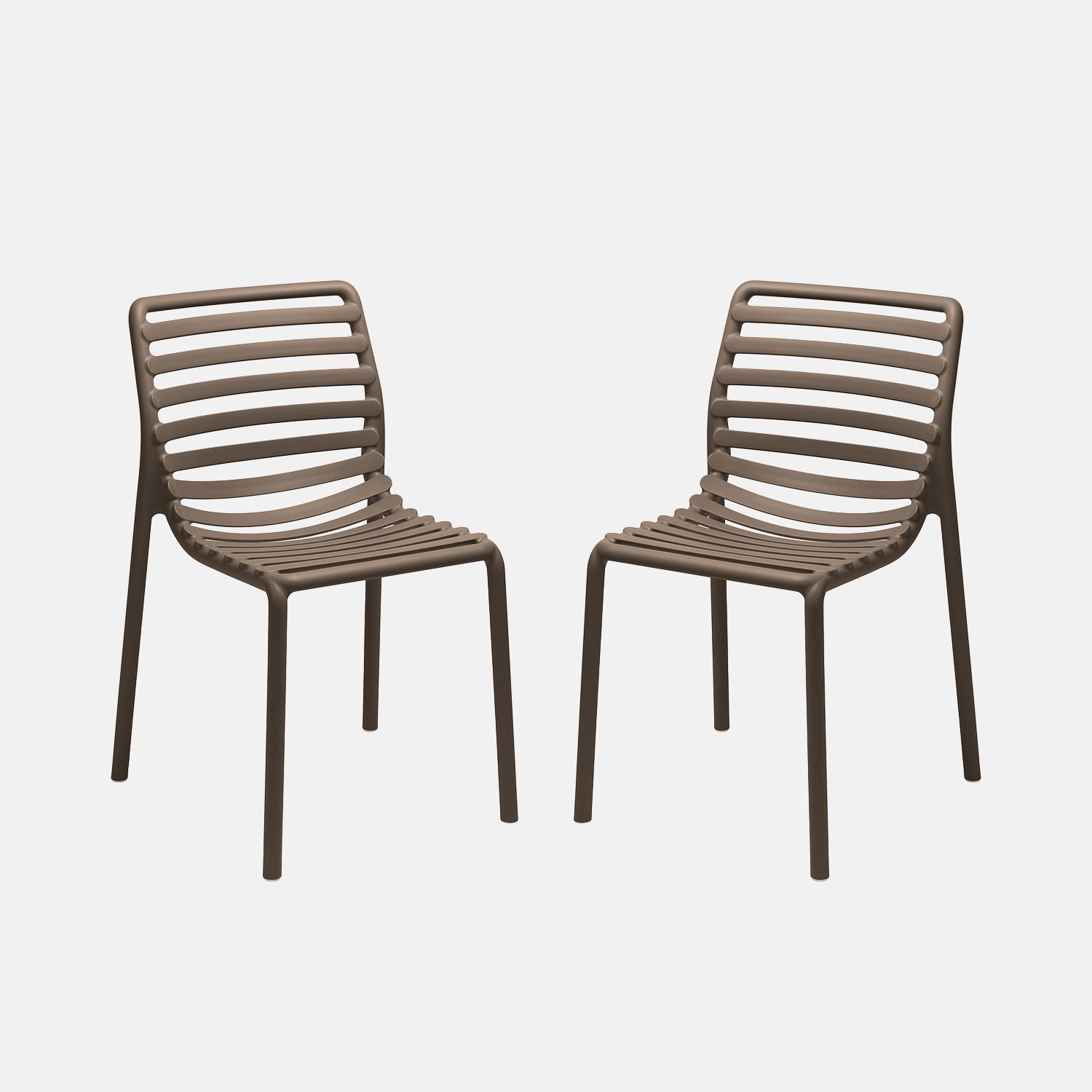 Doga Armless Chair By Nardi - Set Of 2