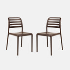 Costa Armless Garden Chair By Nardi - Set Of 2