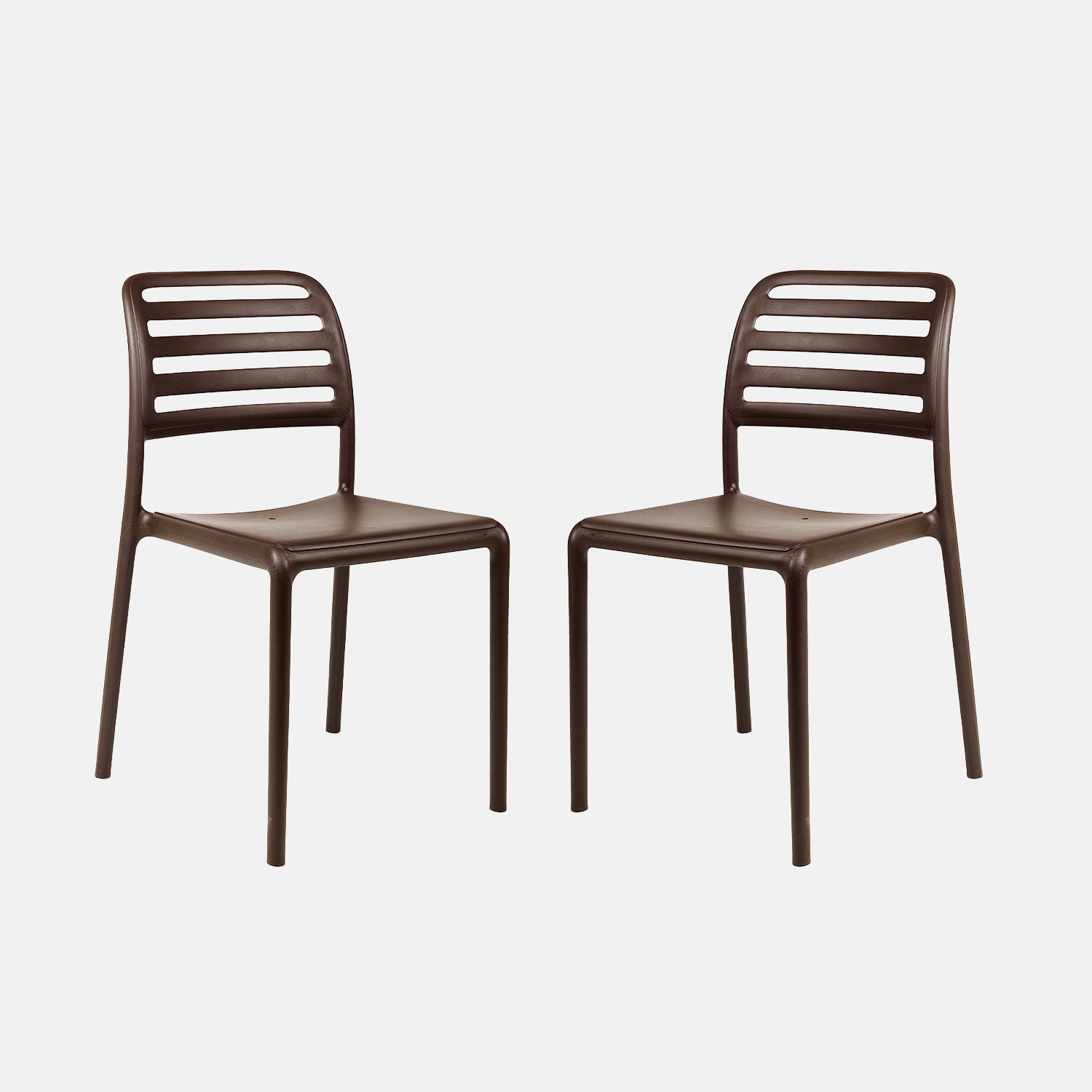 Costa Armless Garden Chair By Nardi - Set Of 2