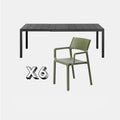 Dining Set - Rio 140 Extending Table & Trill Armchairs
