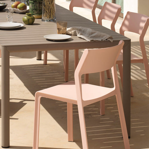 Add A Touch Of Colour To Your Garden With The Trill Armless Chair In Rose/ Rosa