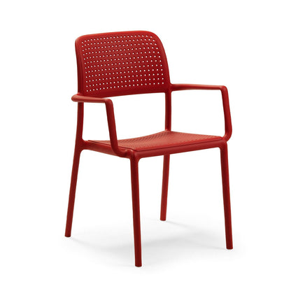 Bora Garden Chair By Nardi - Set Of 6 - Red
