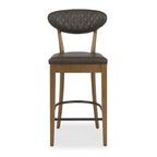  Rustic Oak Bar Stool - Old West Vintage