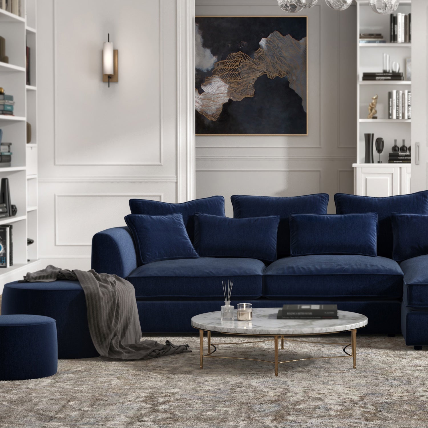 Ursula Sofa - Small Chaise Sofa - LHF