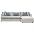 CLEARANCE - Howth Sofa - Large Chaise & Footstool