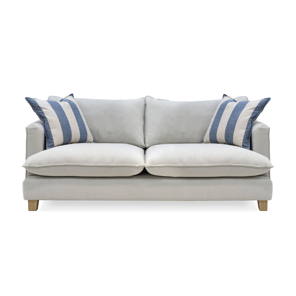 Howth Sofa - Medium In Linen Sea Salt
