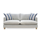 Howth Sofa - Medium In Linen Sea Salt