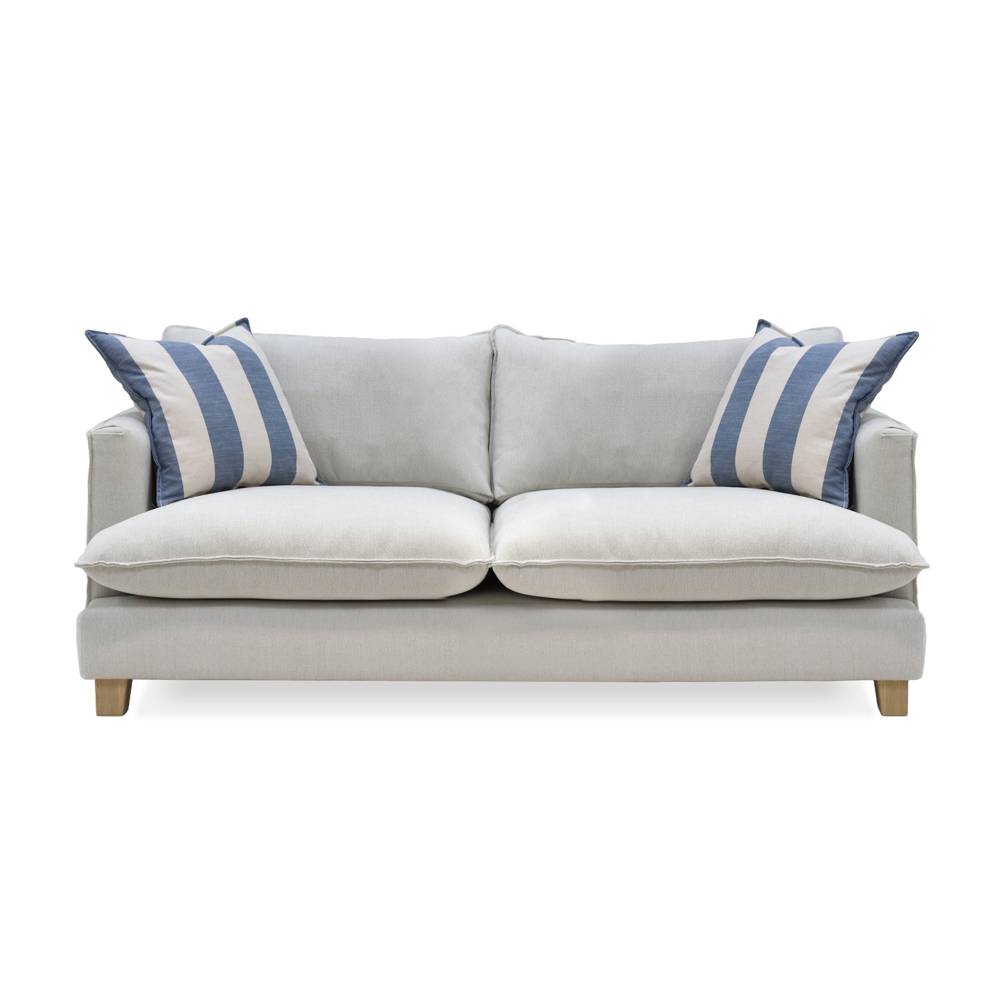 Howth Sofa - Medium In Linen Sea Salt