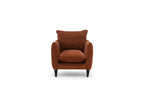 Kenmare Armchair From Vogue Williams Collection In Mini Boucle Rust