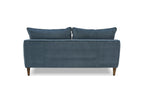 Back View Of Kenmare Large Sofa In Soft Chenille Topaz