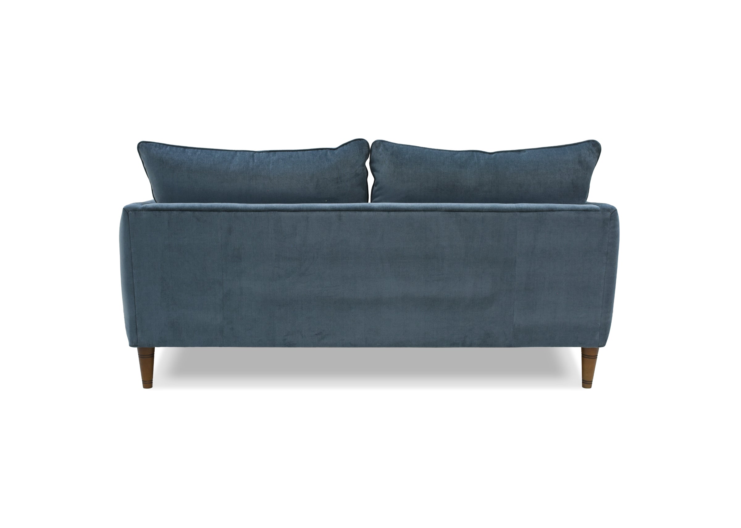 Back View Of Kenmare Large Sofa In Soft Chenille Topaz