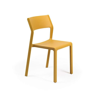Trill Armless Chair By Nardi - Set of 6 - Mustard