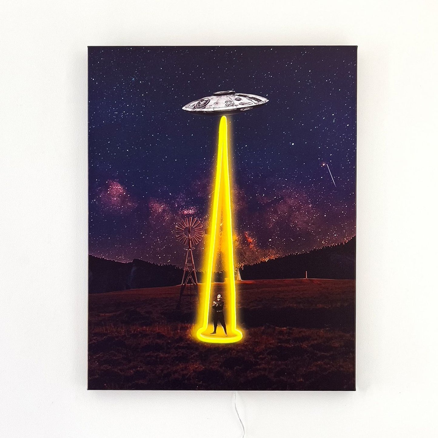 UFO LED Neon Painting - Small