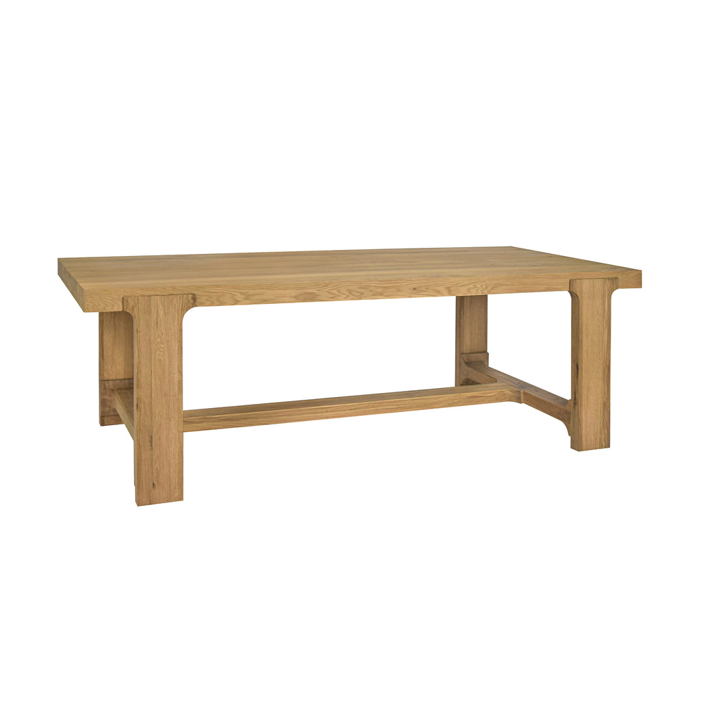 Williamsburg Dining Table - 230cm Wooden table on a white background