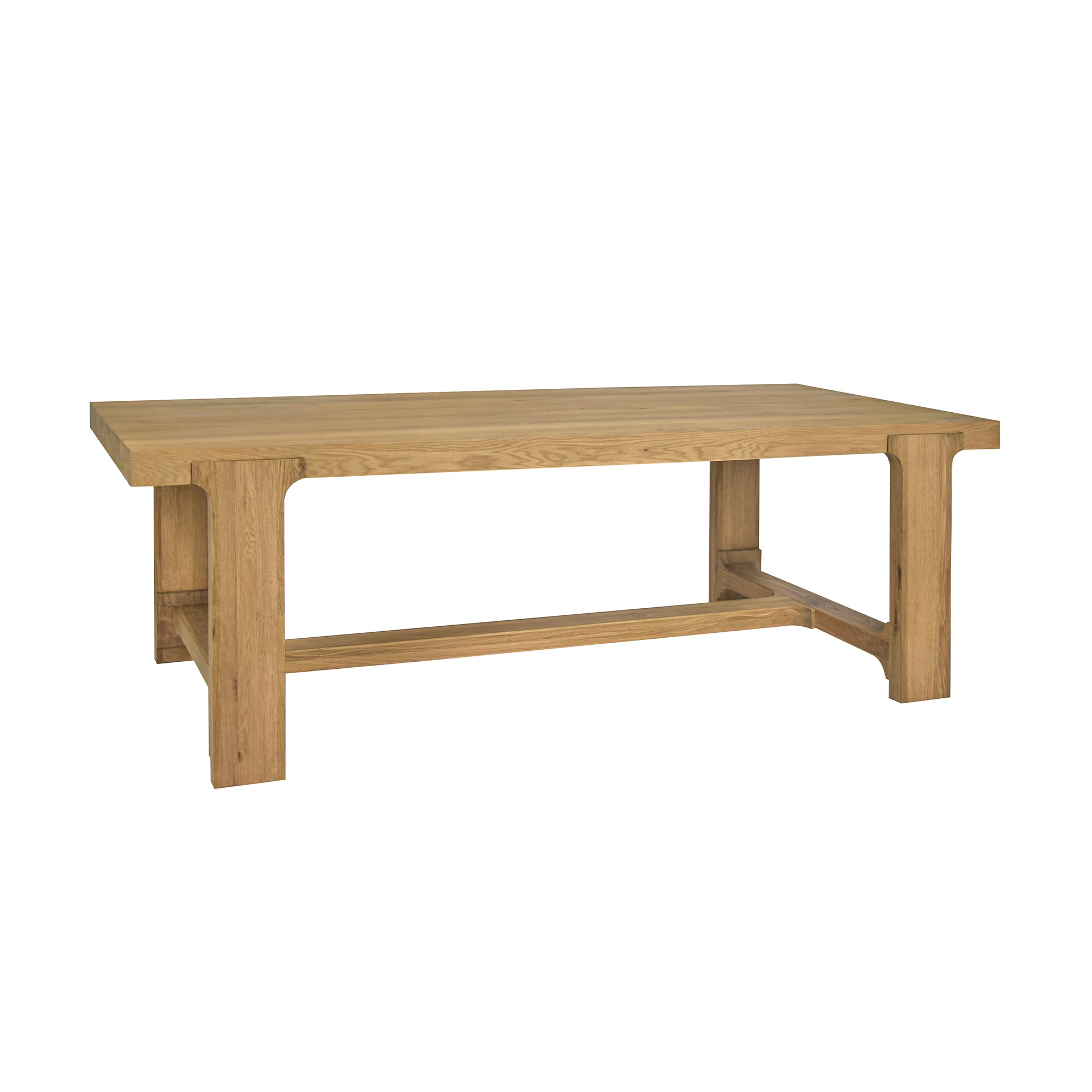 Williamsburg Dining Table - 230cm Wooden table on a white background