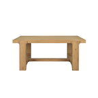 Wooden table on a white background
