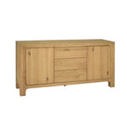 Williamsburg wooden sideboard with two doors on a white background