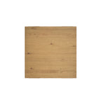 Wooden top with a natural finish on a white background