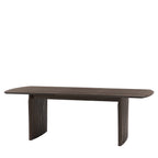 Modern extendable dining table in rectangular shape