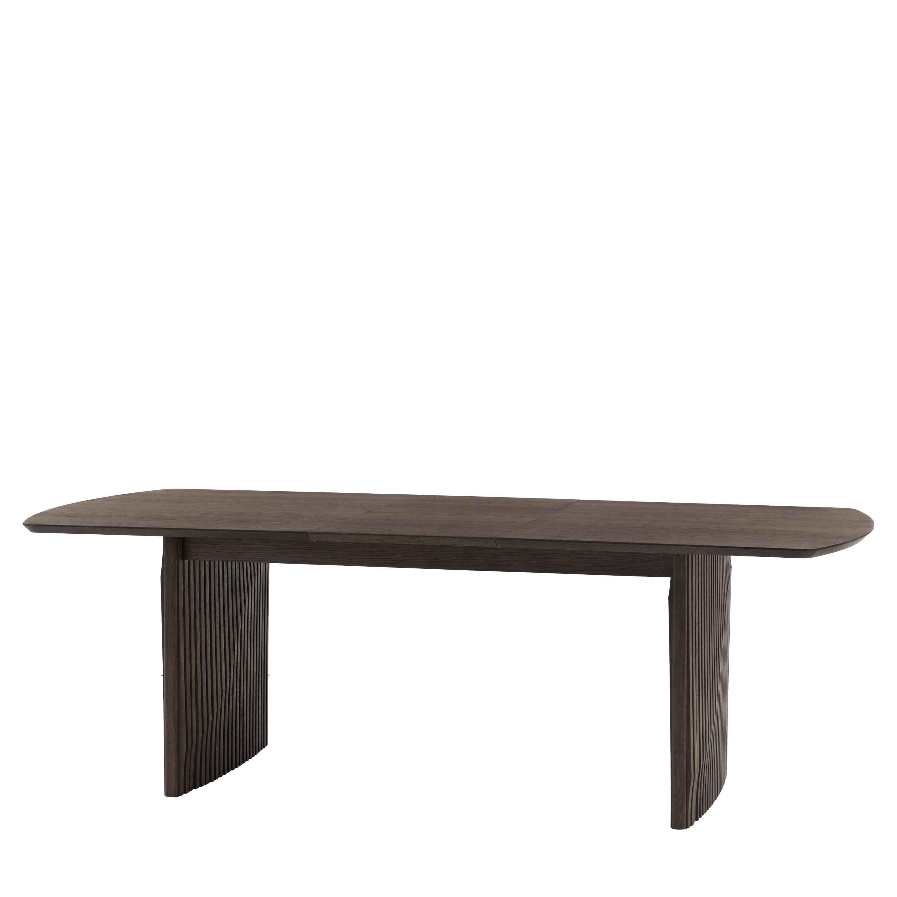 Modern extendable dining table in rectangular shape