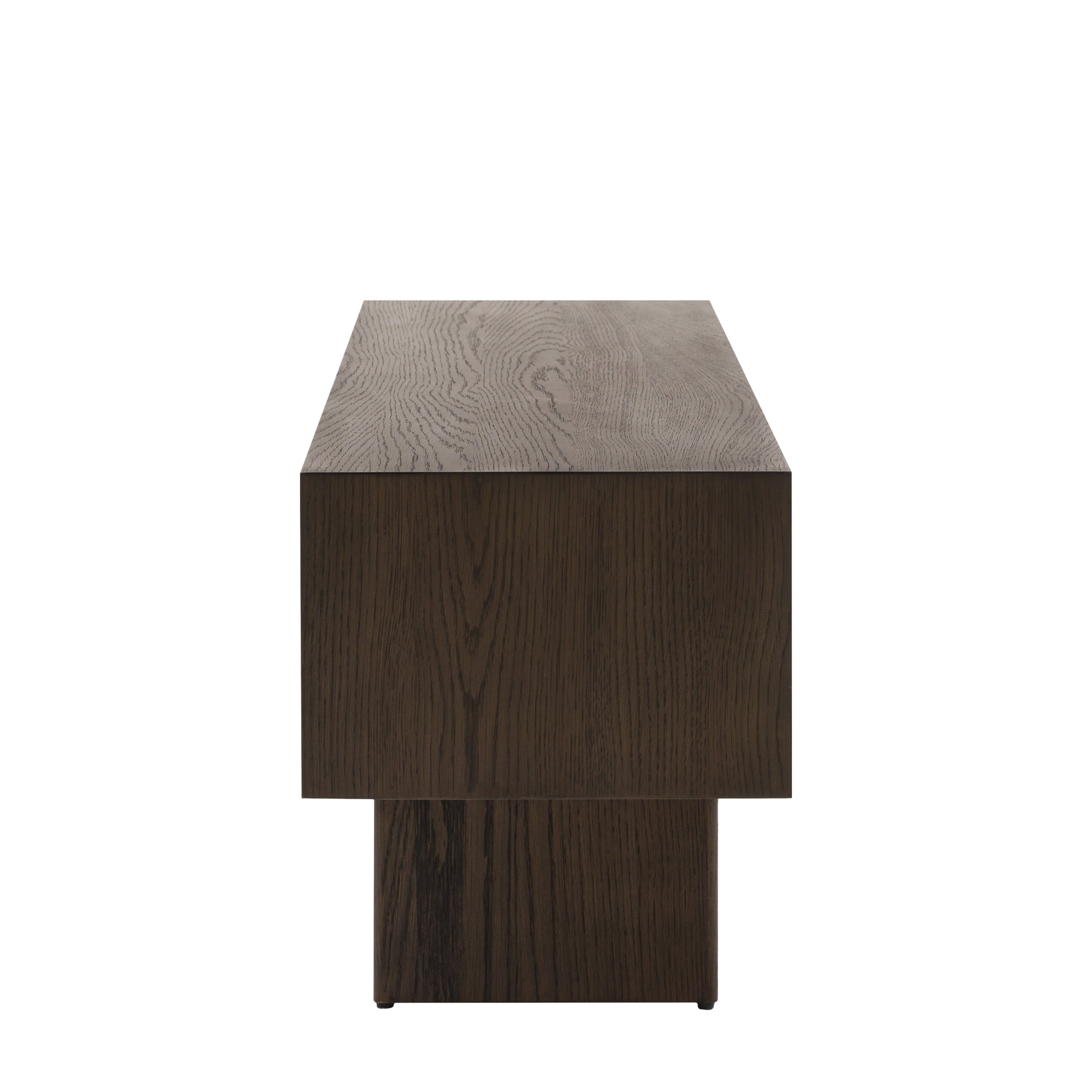 Walnut media unit offering storage and a sophisticated finish for your entertainment area