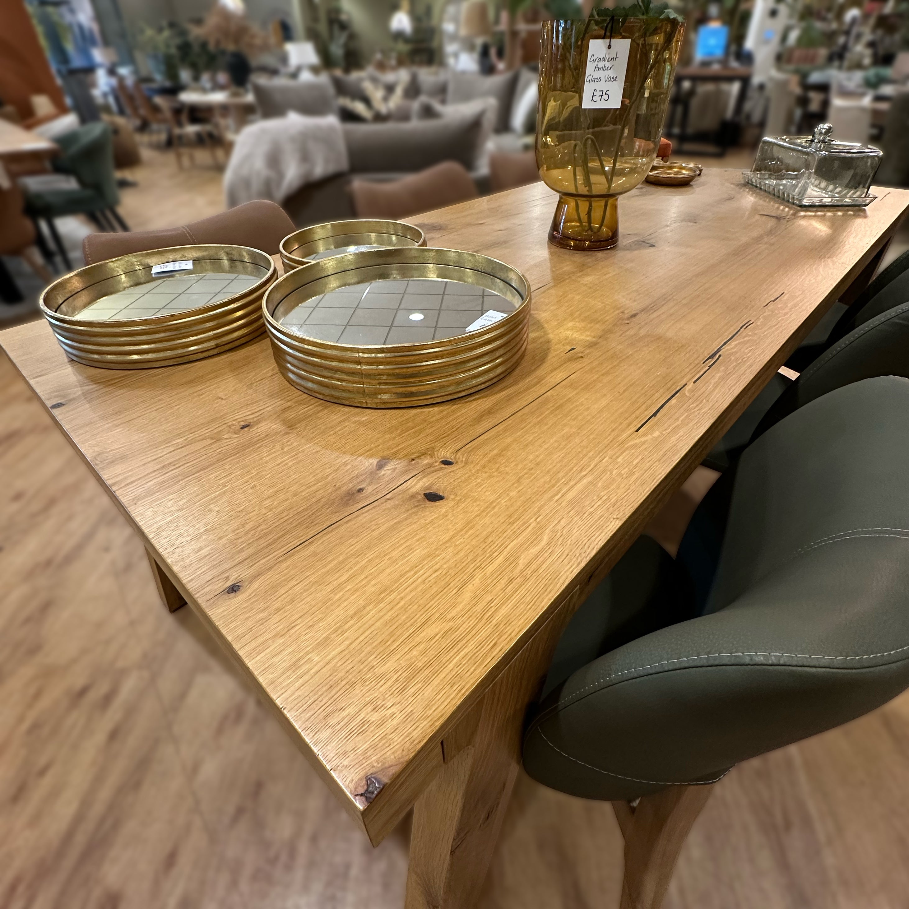 CLEARANCE Westhill Oak Dining Table - 220cm