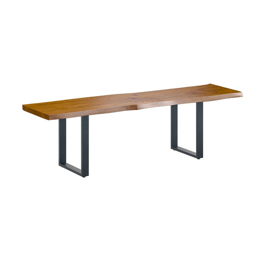 Hoxton Dining Bench - With Russet Top & U Shaped Legs - 1.6m