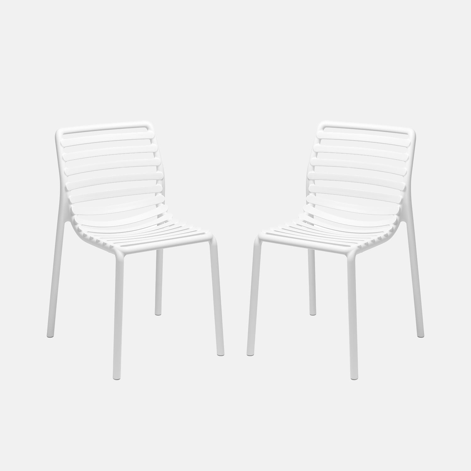Doga Armless Chair By Nardi - Set Of 2
