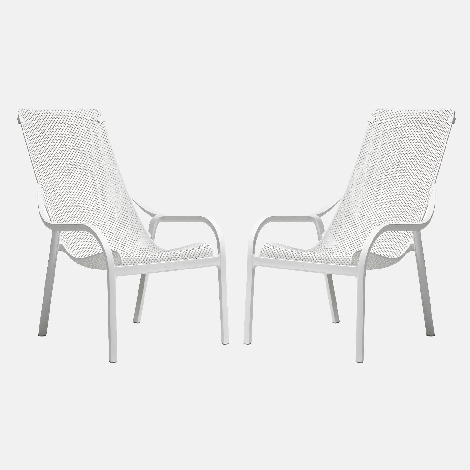 Garden Set - x2 Net Lounge Chairs By Nardi