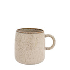 Contemporary white ceramic mug for tea and hot drinks