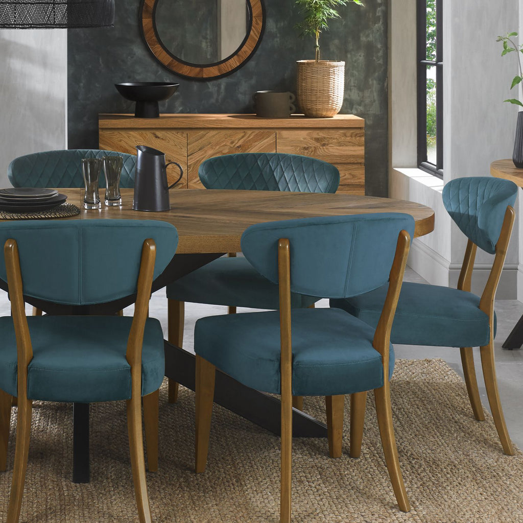 Chair - Azure Velvet