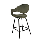 Delphine Bar Stool, Set of 2 - Green Velvet