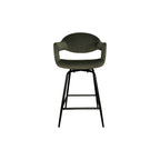 Delphine Bar Stool, Set of 2 - Green Velvet