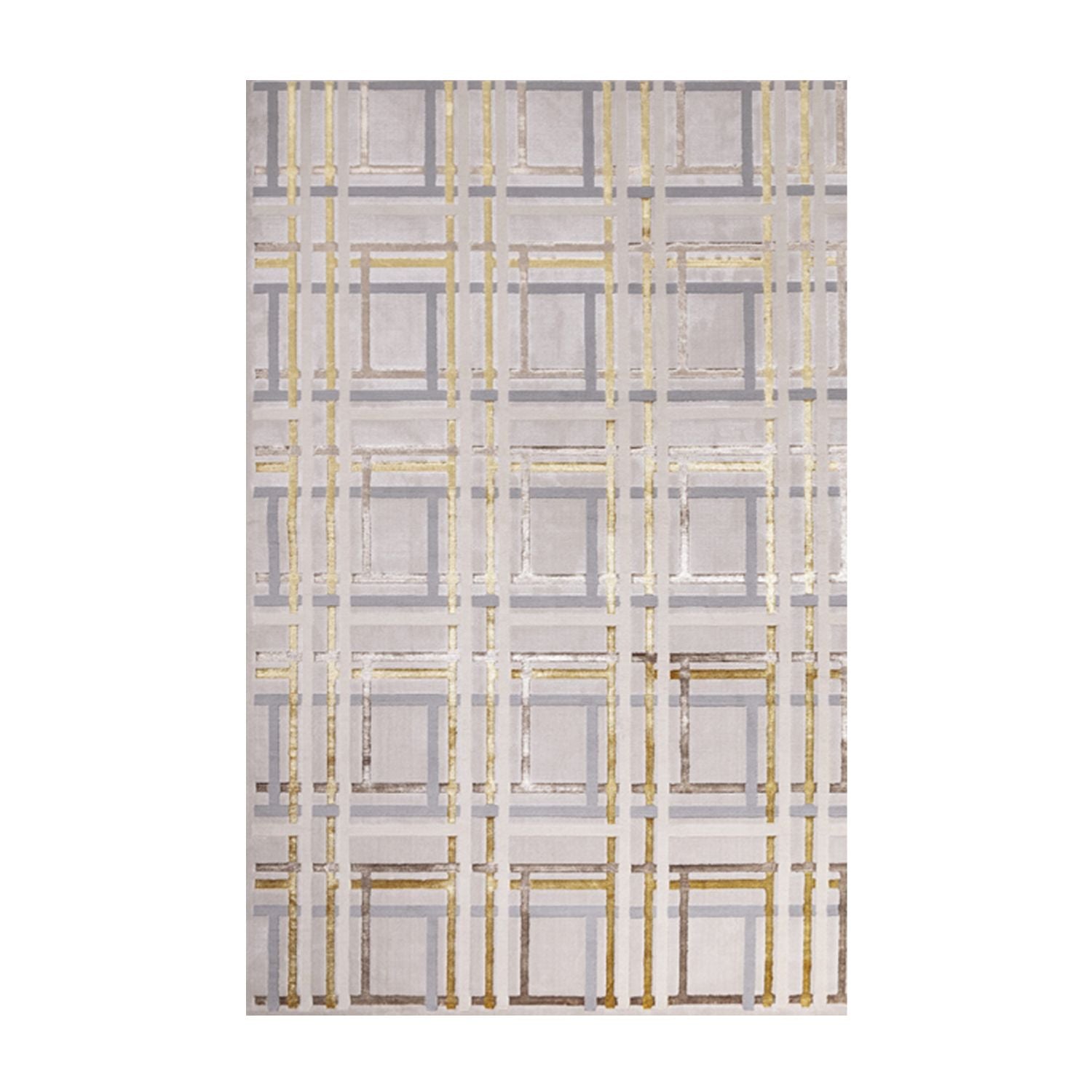 Aurora Floor Rug - Elexus Metallic