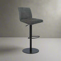 Marlow Oak Bar Stool - Grey