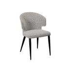 Belle Dining Chair - Grey Boucle