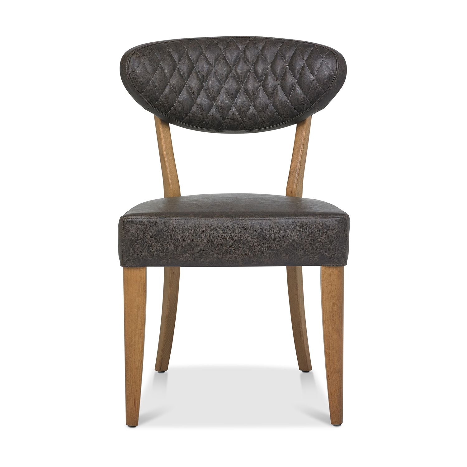  Rustic Oak Dining Chair - Old West Vintage