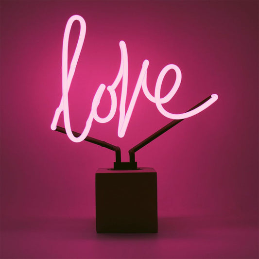 Love Concrete Base - Neon Light