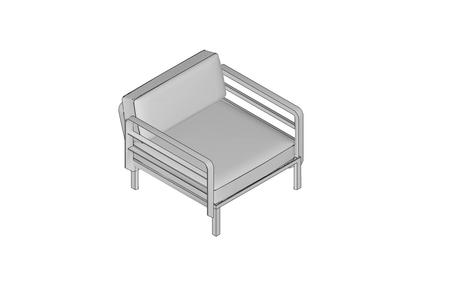 Maximo Armchair By Nardi Outdoor - Olive