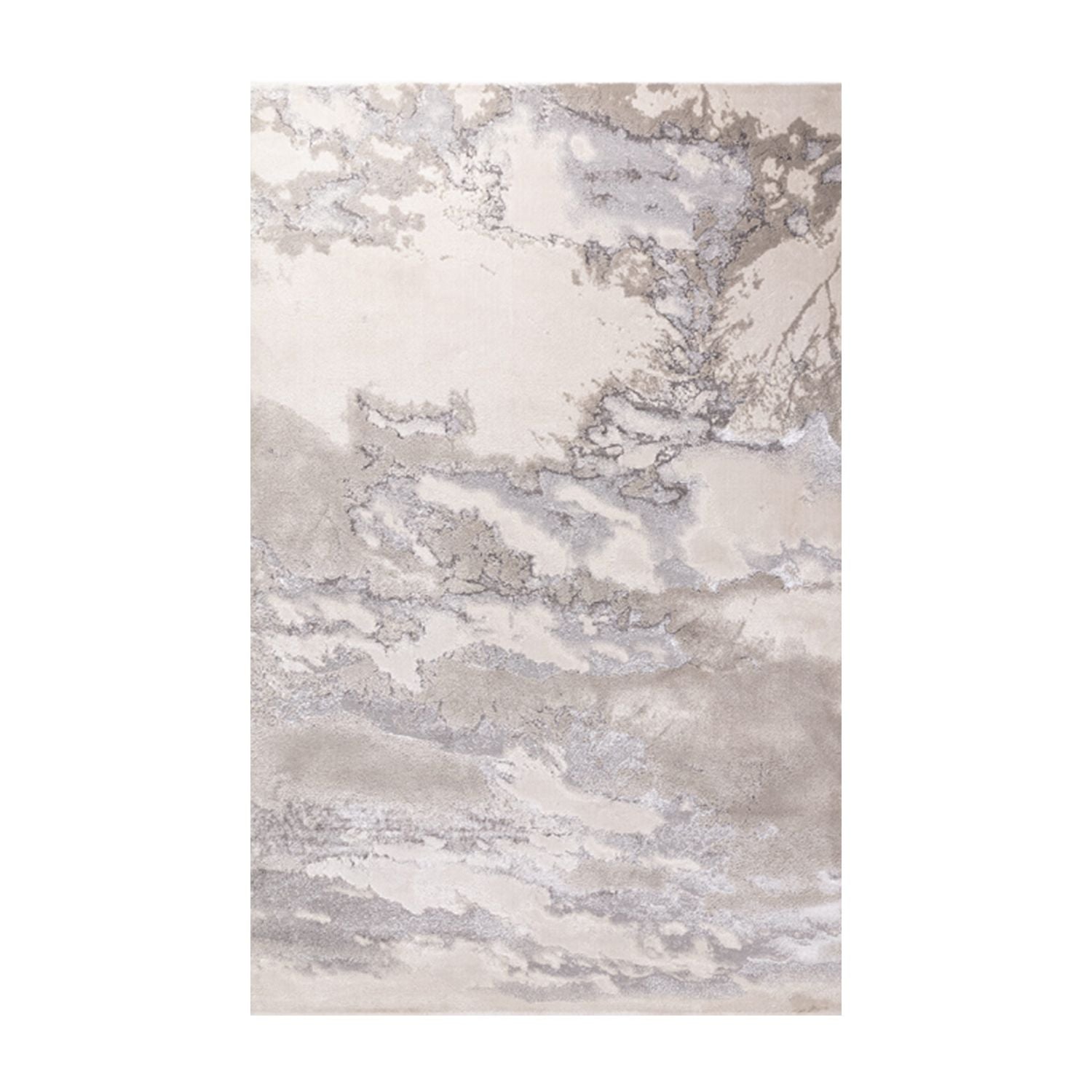 Aurora Floor Rug - Cloud Metallic