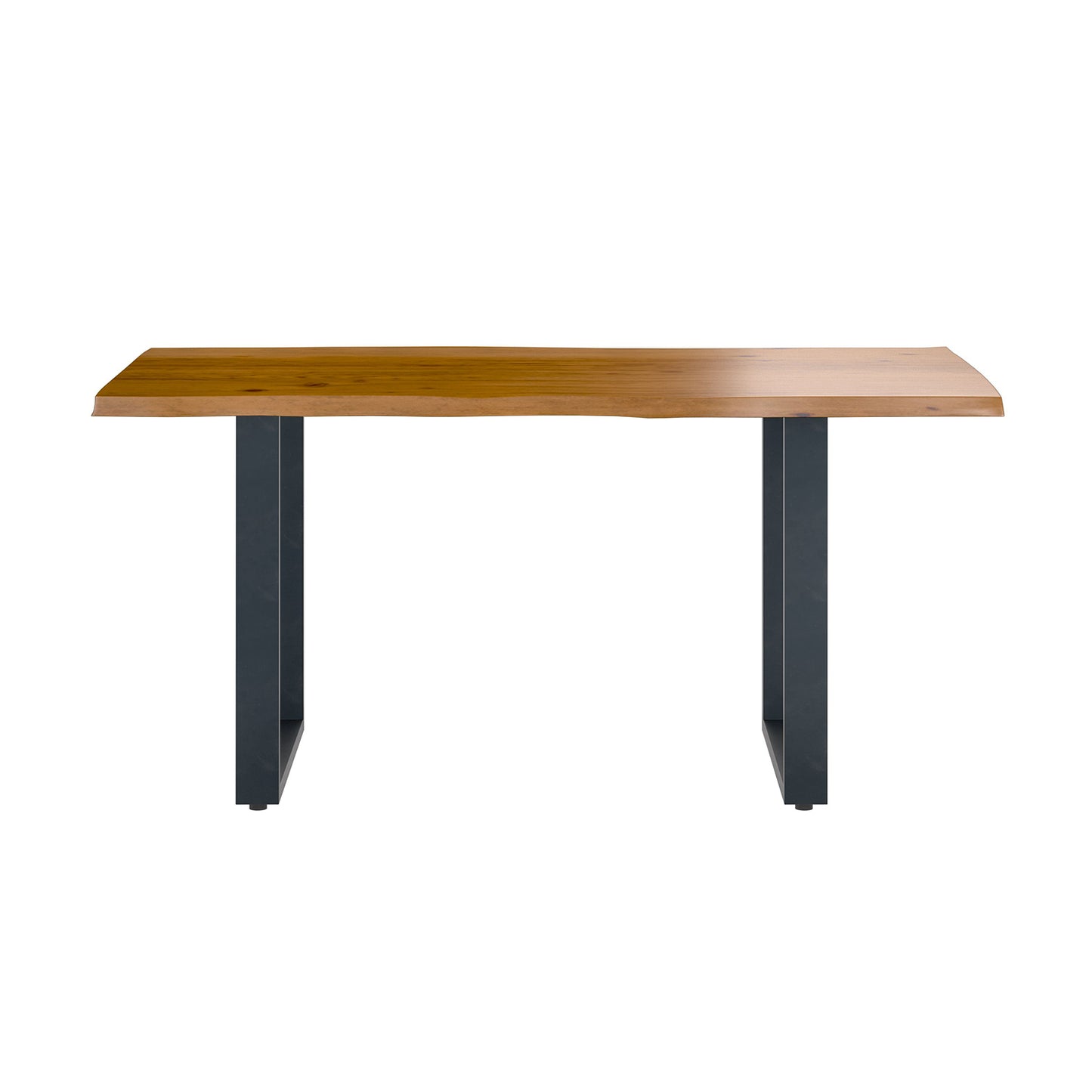 Hoxton Dining Table - With Russet Top & U Shaped Legs - 1.6m
