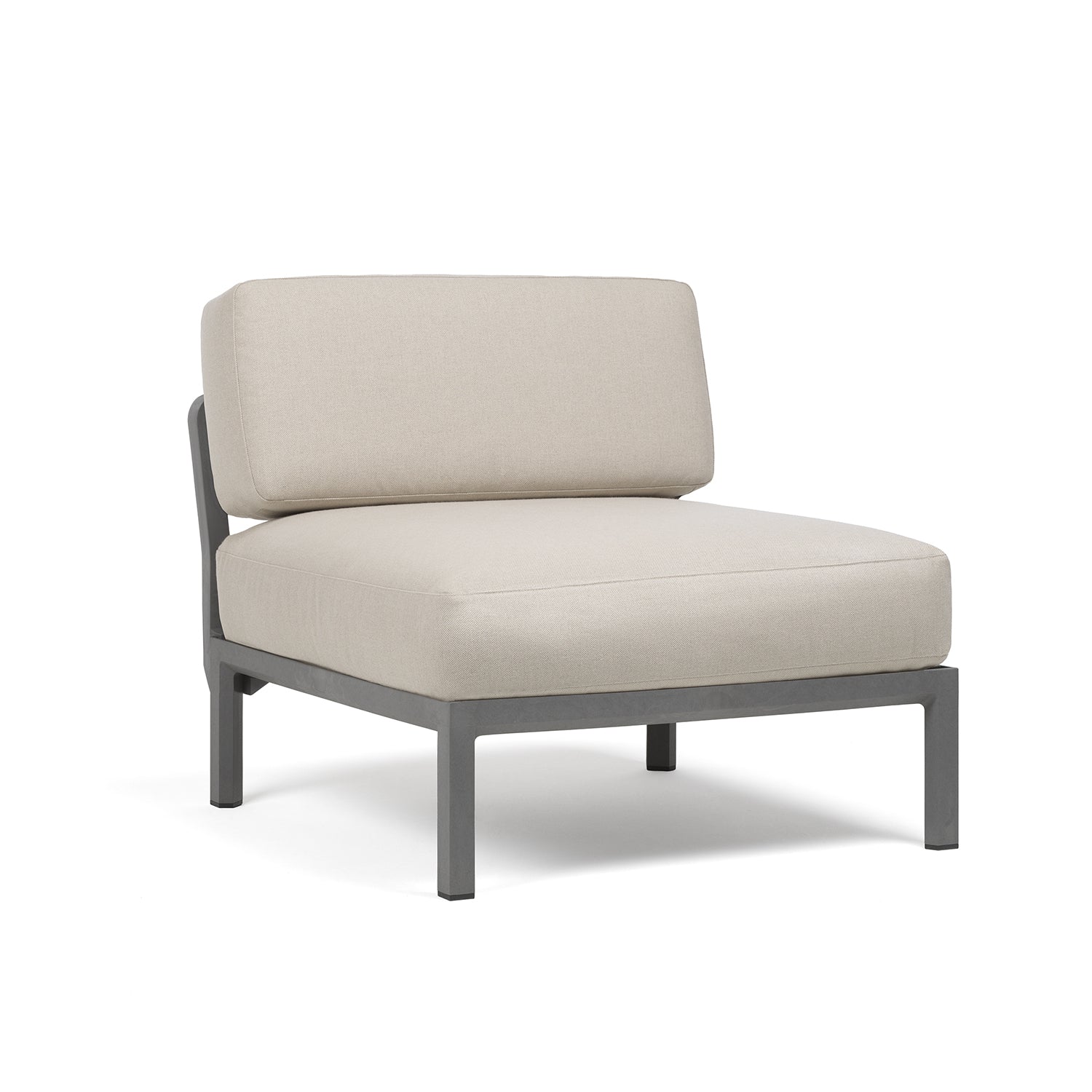 Maximo Module Armless Unit By Nardi Outdoor - Grey