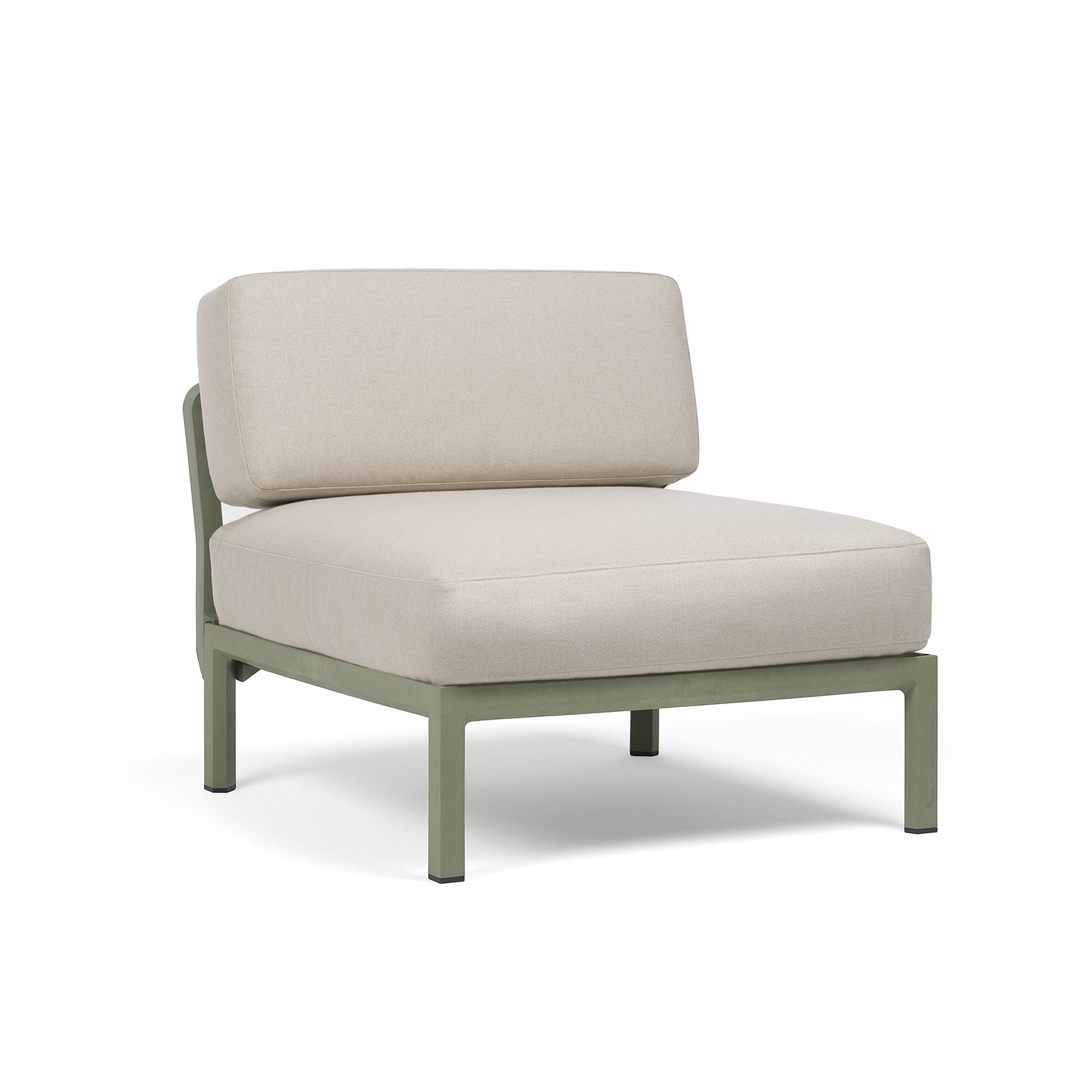 Maximo Module Armless Unit By Nardi Outdoor - Olive